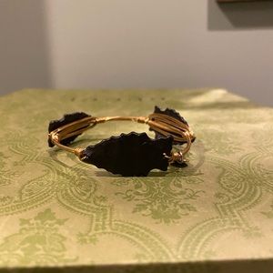 FSU Bourbon and Boweties Arrow Head Bangle Black